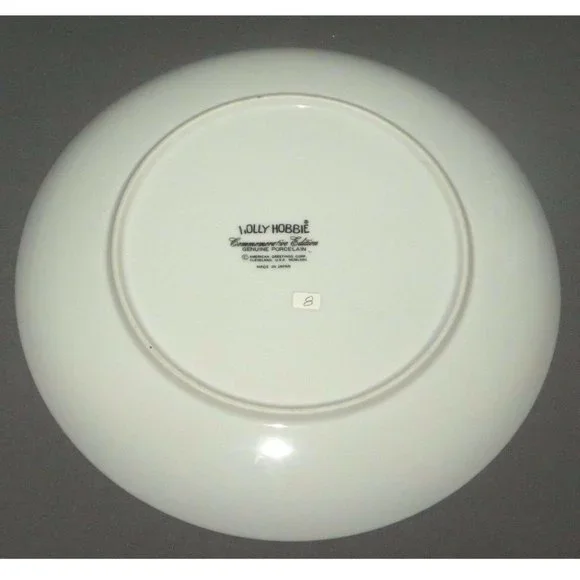 Vtg Mother's Day 1973 Holly Hobbie Plate AMERICA GREETINGS with vtg Plate Hanger - Picture 5 of 8